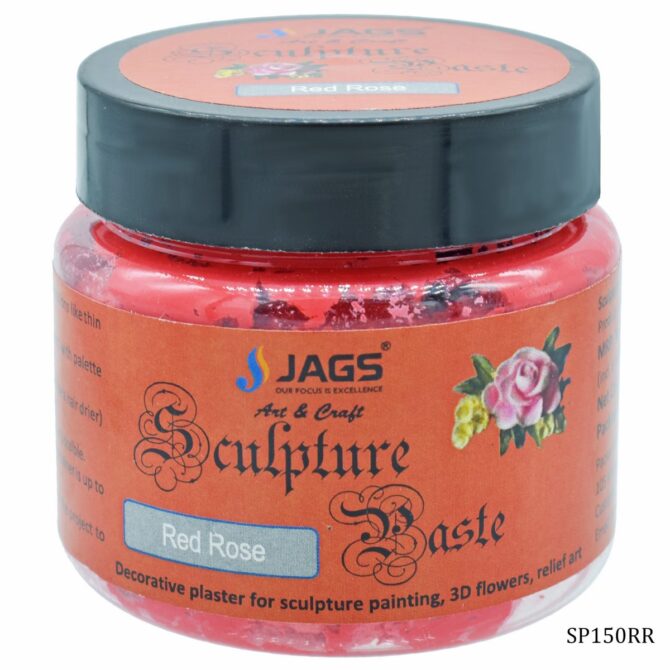 SCULPTURE PASTE RED ROSE  (150gms)