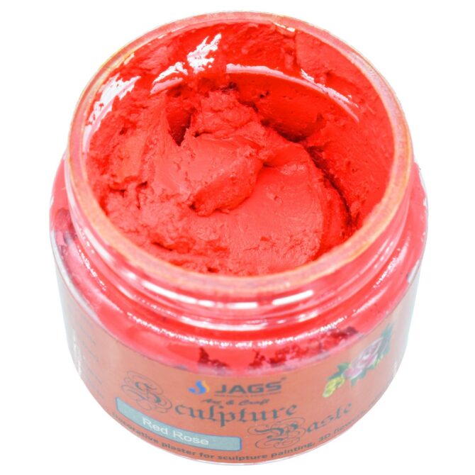 SCULPTURE PASTE RED ROSE  (150gms)