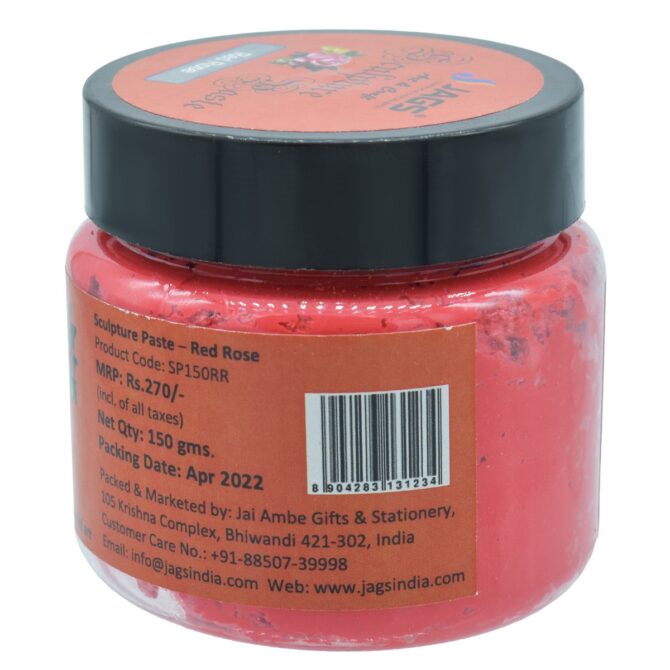 SCULPTURE PASTE RED ROSE  (150gms)