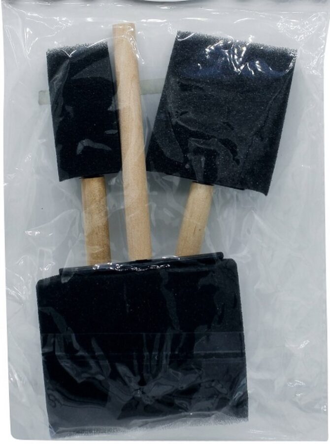 SPONGE BRUSH SET OF 3PCS PWB-868