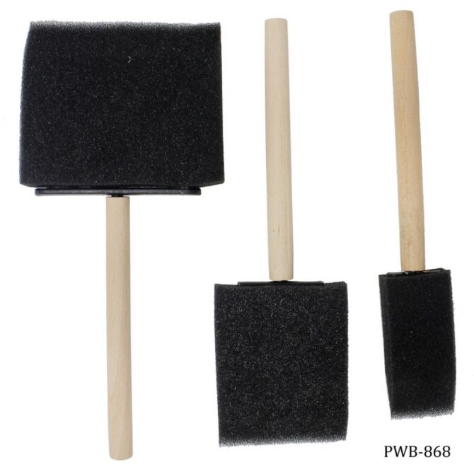 SPONGE BRUSH SET OF 3PCS PWB-868