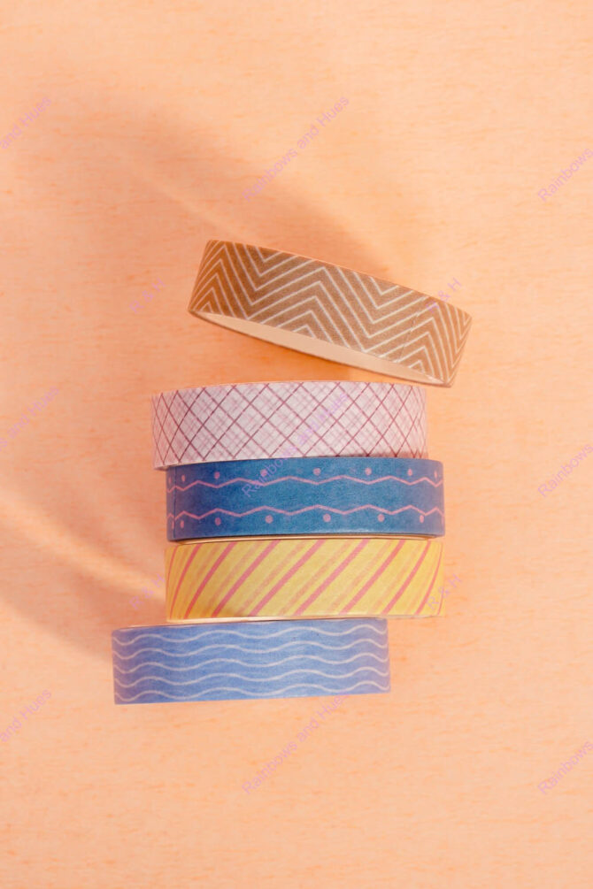 WASHI TAPES SET OF 5 (1001A)