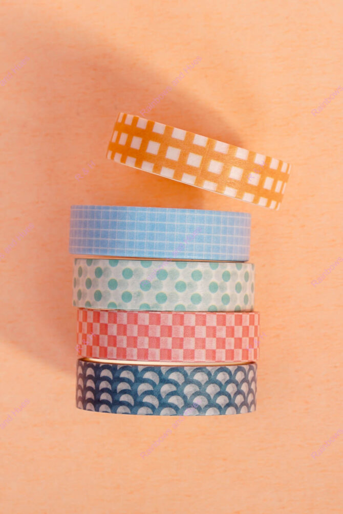 WASHI TAPES SET OF 5 (1001A)