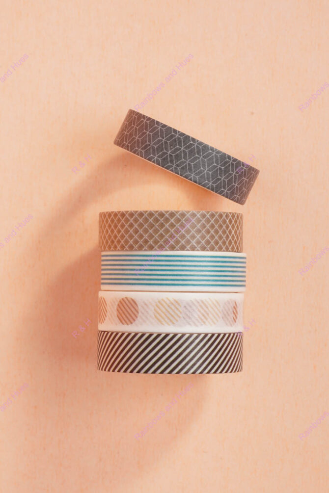 WASHI TAPES SET OF 5 (1001A)