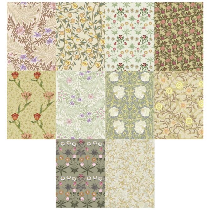 WELLAM FLORENT FLOWER PAPER 20 SHEETS (8X6)