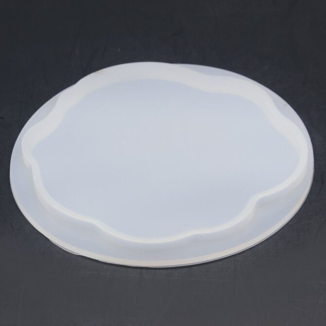 SILICONE MOULD AGATE COASTER ROUND SMACOO