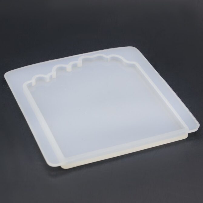 SILICONE MOULD AGATE ONE COASTER SQUARE SMOA00