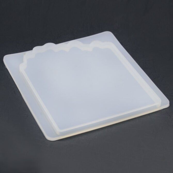 SILICONE MOULD AGATE ONE COASTER SQUARE SMOA00