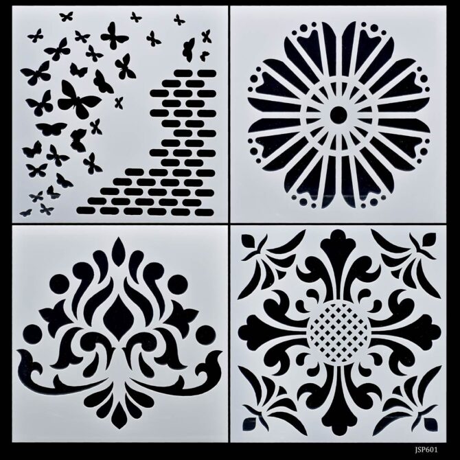 STENCILS 6X6 SIZE JSP601