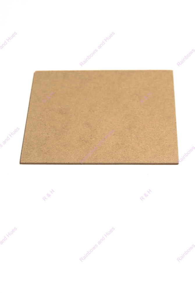 MDF 2.5MM SQUARE BASE PACK OF 2