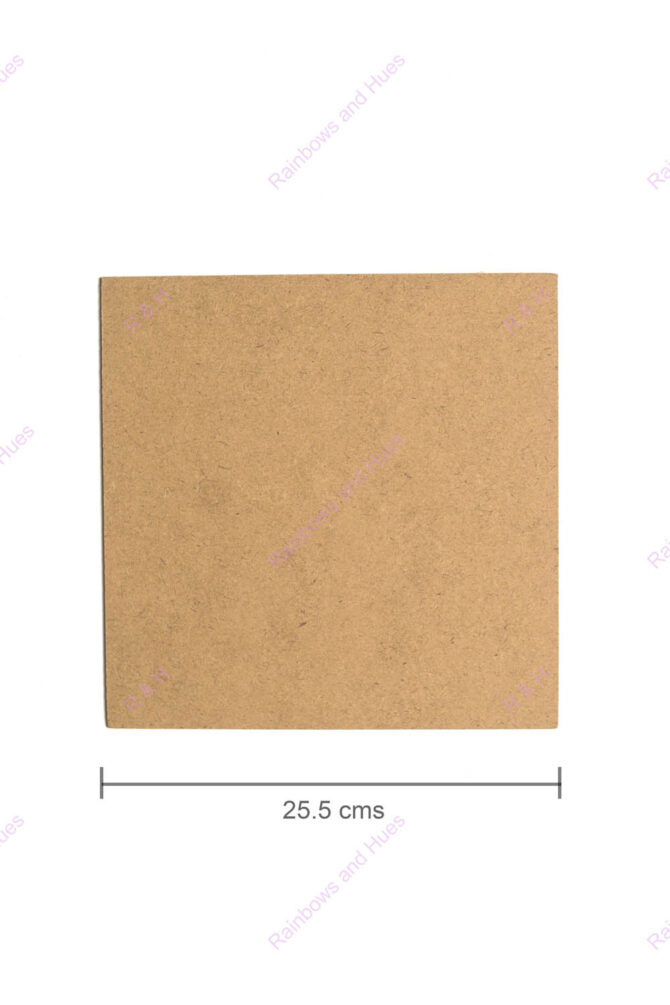 MDF 2.5MM SQUARE BASE PACK OF 2