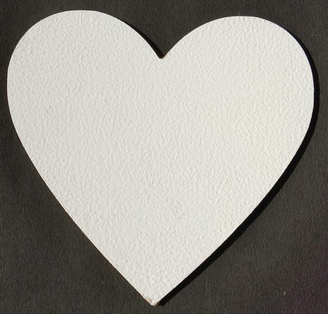 RFA CANVAS BOARD HEART