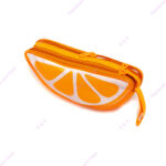 FRUIT SHAPED POUCHES FOR STATIONERY AND ART SUPPLIES - ORANGE