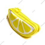 FRUIT SHAPED POUCHES FOR STATIONERY AND ART SUPPLIES - LEMON