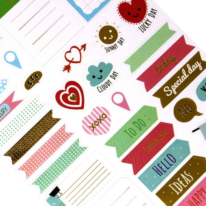 MONTHLY & WEEKLY PLANNER STICKERS YCLD 3