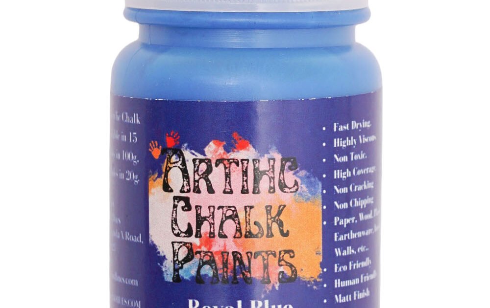 Artech Ink Blue ARTIHC ARTIST'S CHALK PAINTS 100 GRAMS ROYAL BLUE - Rainbows And Hues