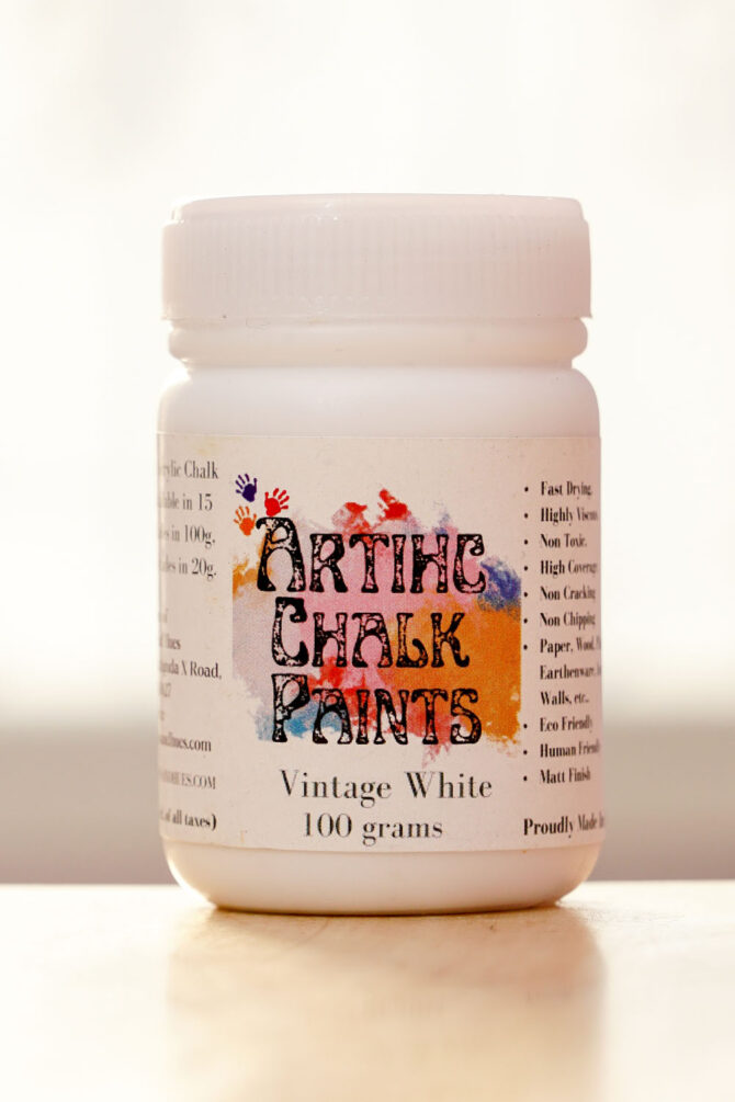 ARTIHC ARTIST'S CHALK PAINTS 100 GRAMS VINTAGE WHITE