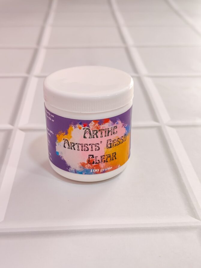 ARTIHC ARTISTS' GESSO CLEAR 100 GRAMS