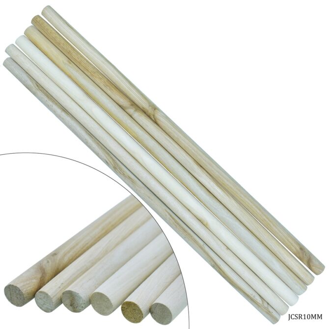 WOODEN ROUND STICKS (JCSR10MM)