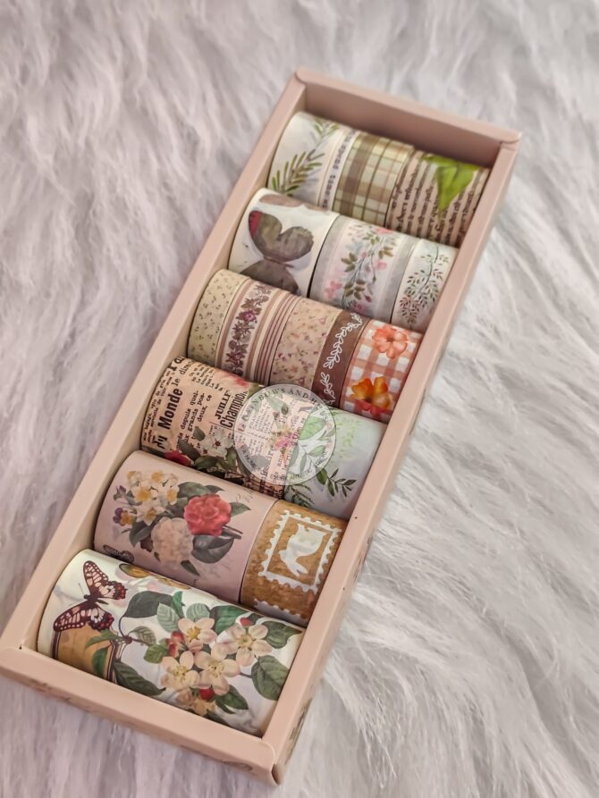 HANDJOY WASHI TAPE SET OF 18PCS