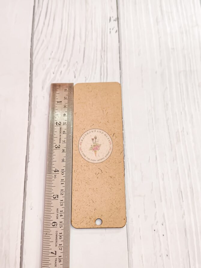 MDF RECTANGLE BOOKMARK