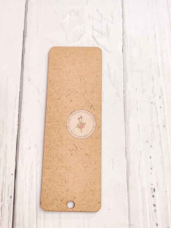 MDF RECTANGLE BOOKMARK