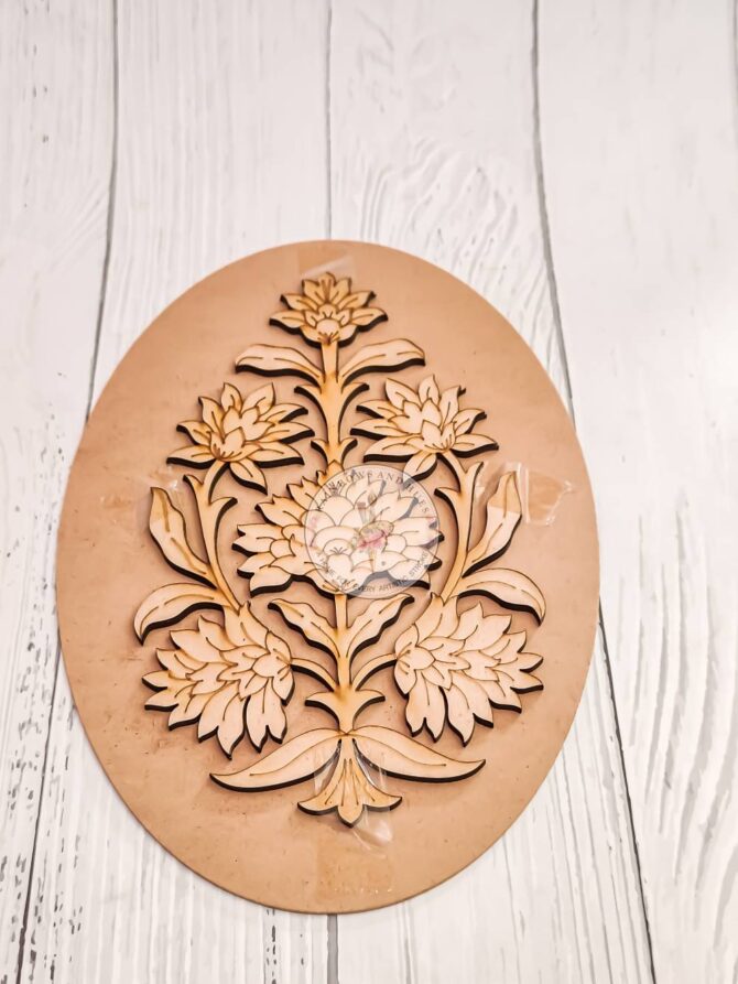 PRE-MARKED MDF OVAL MOTIF SET