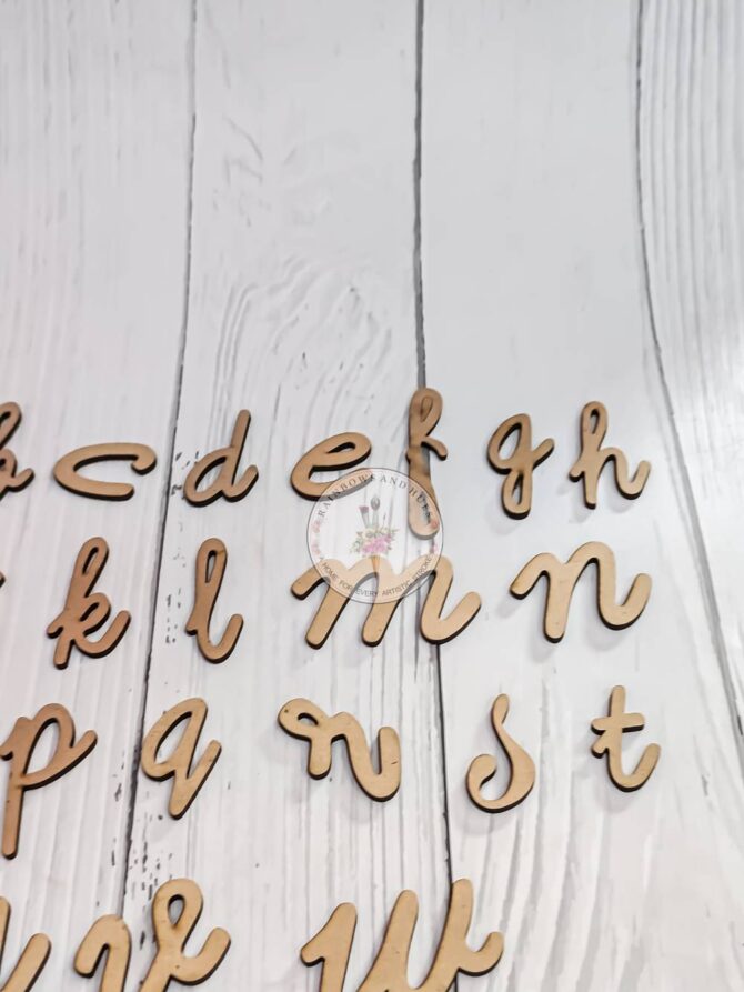 MDF CURSIVE ALPHABETS (a to z) SET