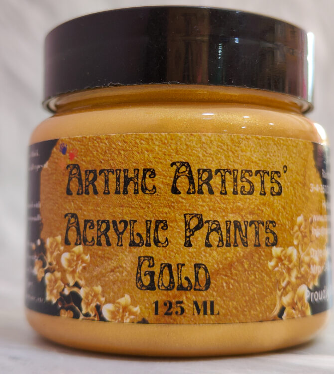 ARTIHC ARTISTS ACRYLIC GOLD 125ML