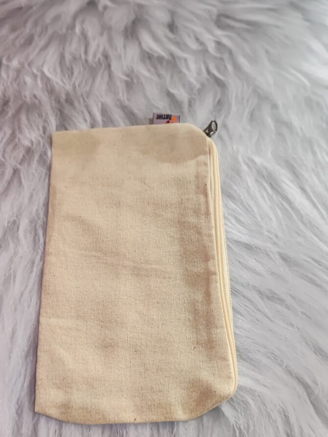 ARTIHC NATURAL CANVAS POUCH