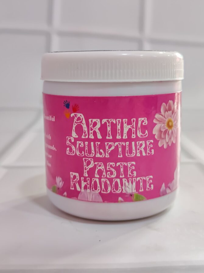 ARTIHC SCULPTURE PASTE RHODONITE 150GRAMS