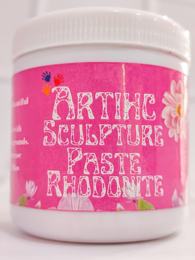 ARTIHC SCULPTURE PASTE RHODONITE 150GRAMS