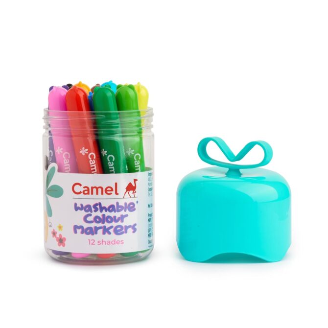 CAMEL WASHABLE COLOR MARKERS 12 SHADES