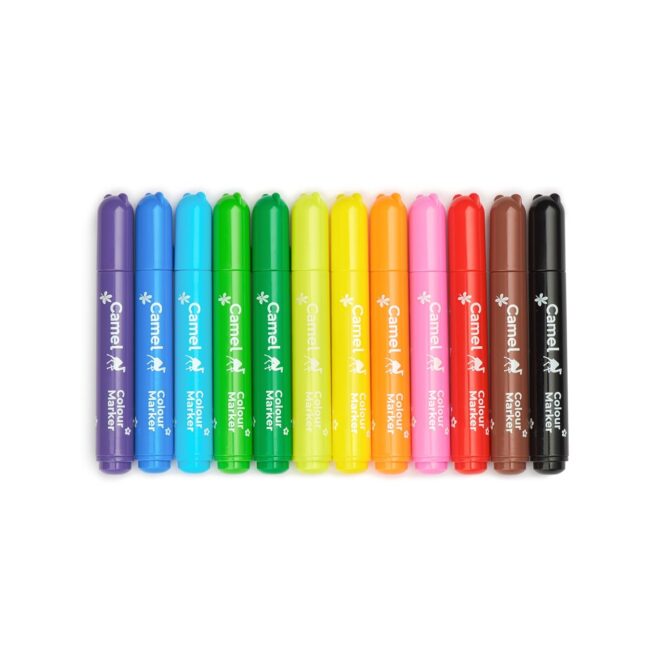 CAMEL WASHABLE COLOR MARKERS 12 SHADES