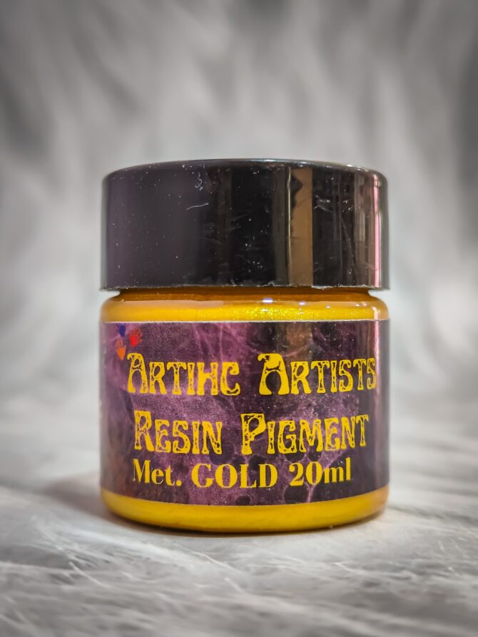 ARTIHC ARTIST'S RESIN PIGMENT METALLIC GOLD 20ML