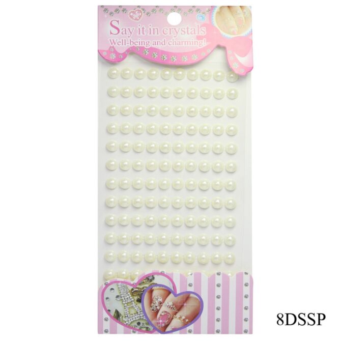 GEM STONES PEARL STICKERS 8DSSP 2PKTS