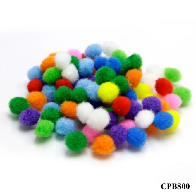 CRAFT POM POM BALL SMALL 1MM CPBS00