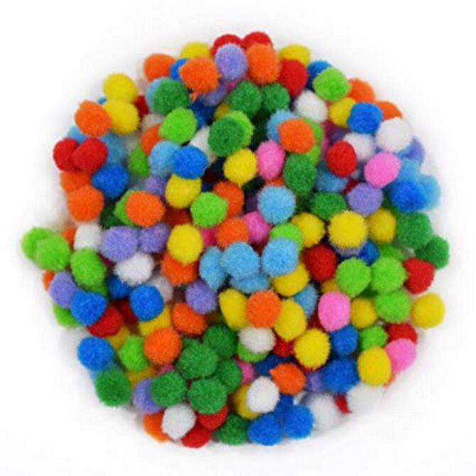 CRAFT POM POM BALL SMALL 1CM DLG-14