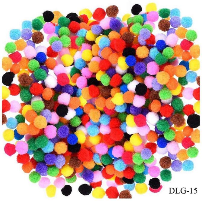 CRAFT POM POM BALL SMALL 2CM DLG-15