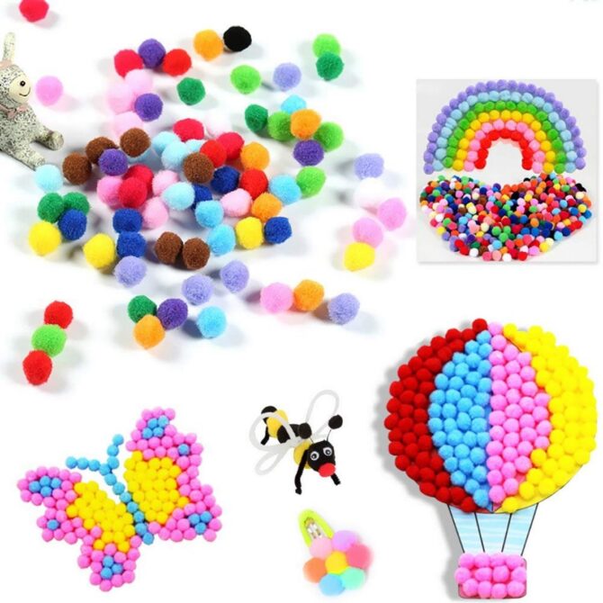 CRAFT POM POM BALL SMALL 2CM DLG-15