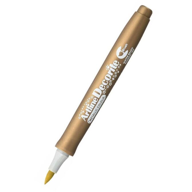 ARTLINE DECORITE METALLIC COLOR BRUSH MARKER