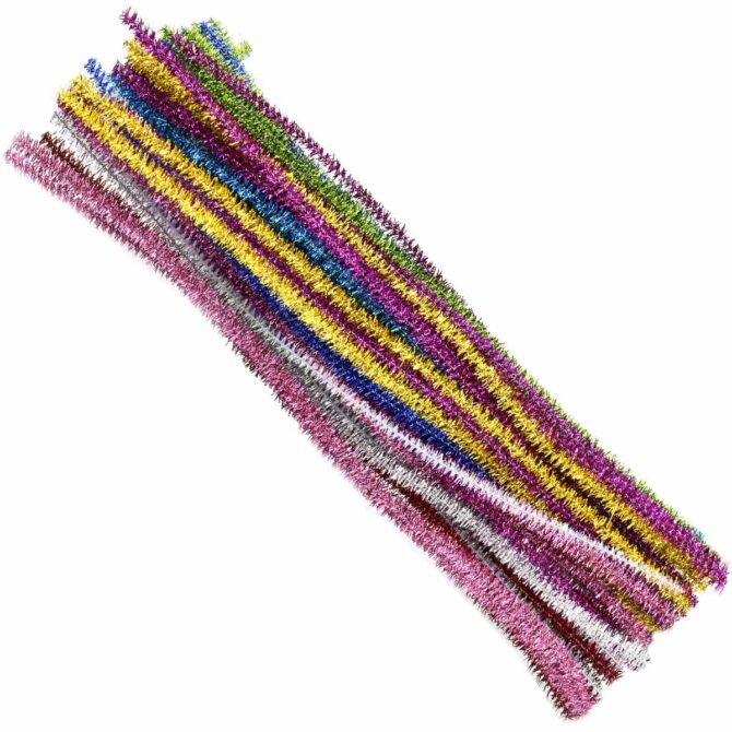 CRAFT GLITTER PIPE CLEANER MULTI FS-JTMC